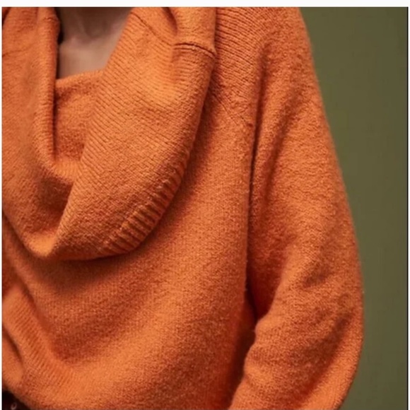 Slouchy, off shoulder Anthropologie sweater - Picture 3 of 6